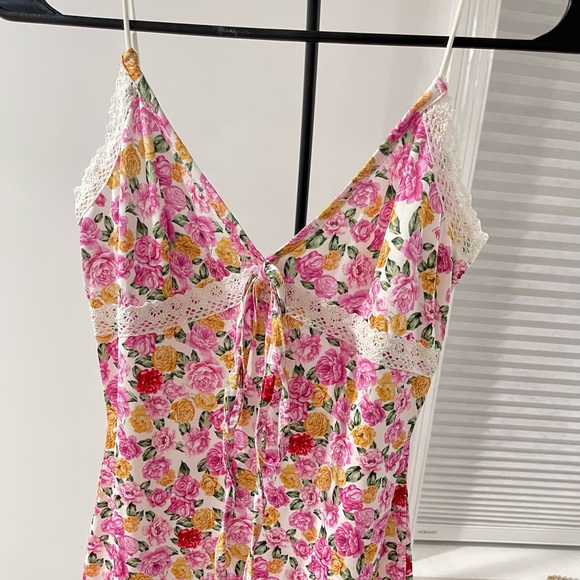NWOT Floral lace maxi cami dress - Picture 5 of 8